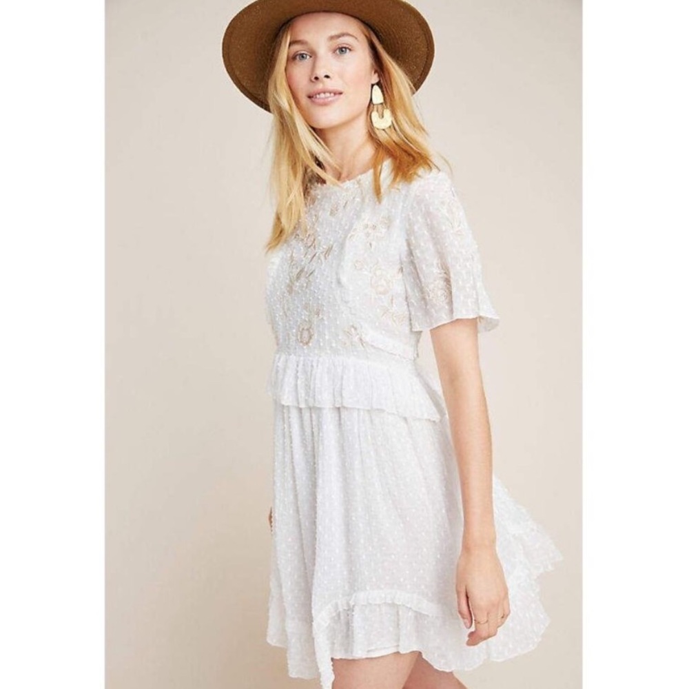 Ranna Gill embroidered mini dress